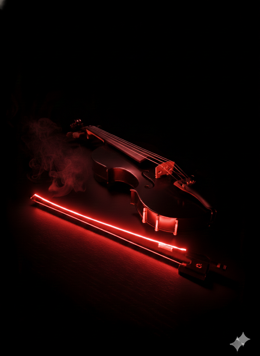 Red LED Violin Bow (Preorder)
