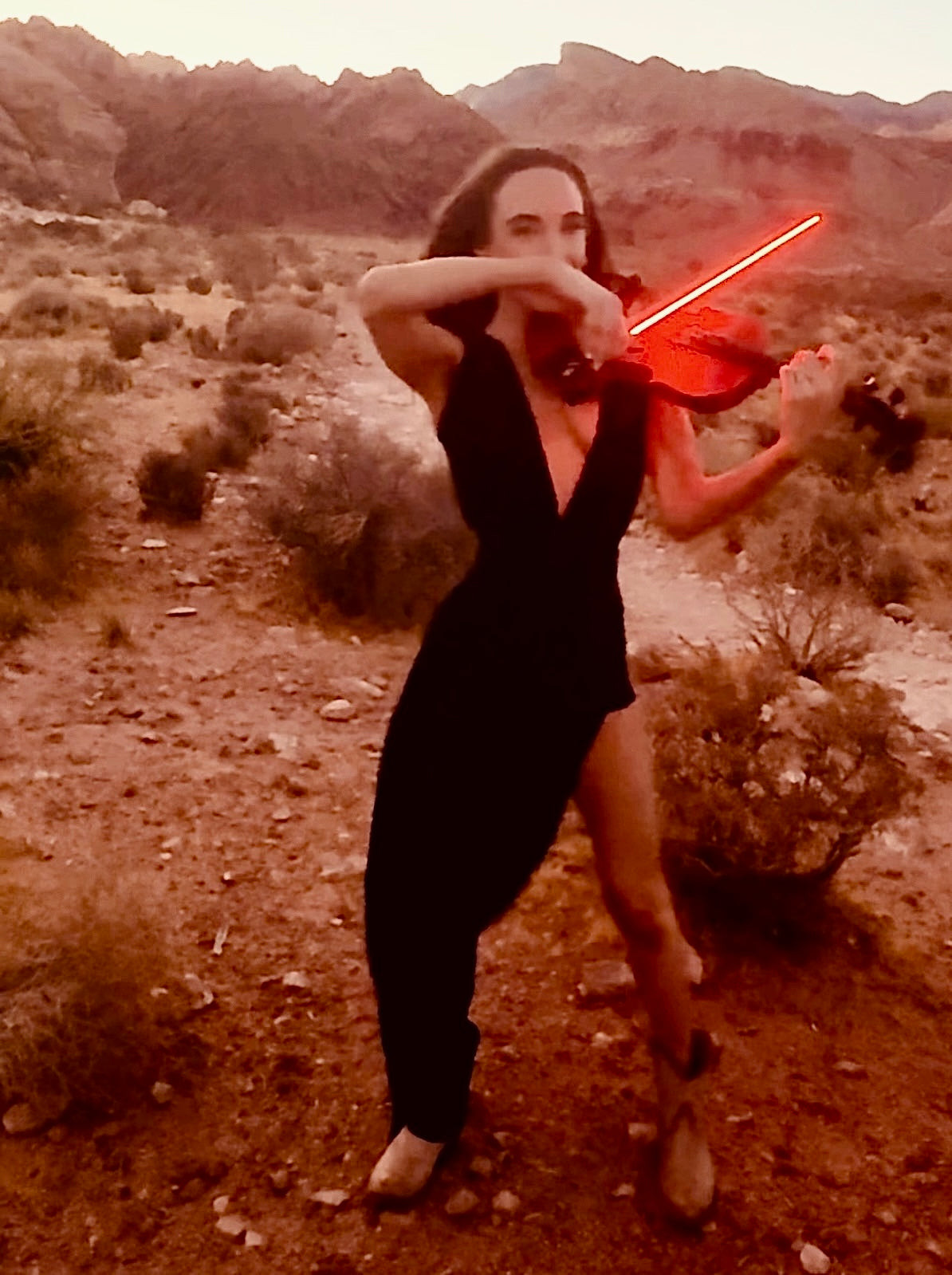 Ferrari Red | Aura LED Violin Bow