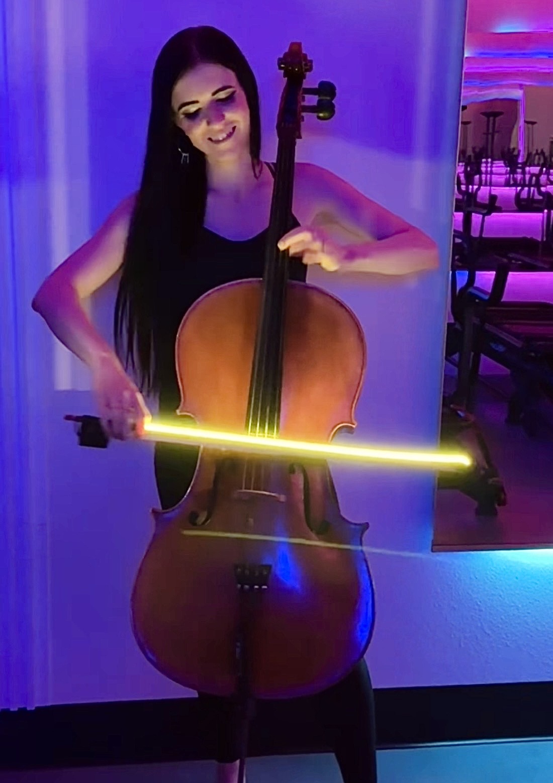 Aura Prism RGB Cello Bow [Special Preorder Pricing]