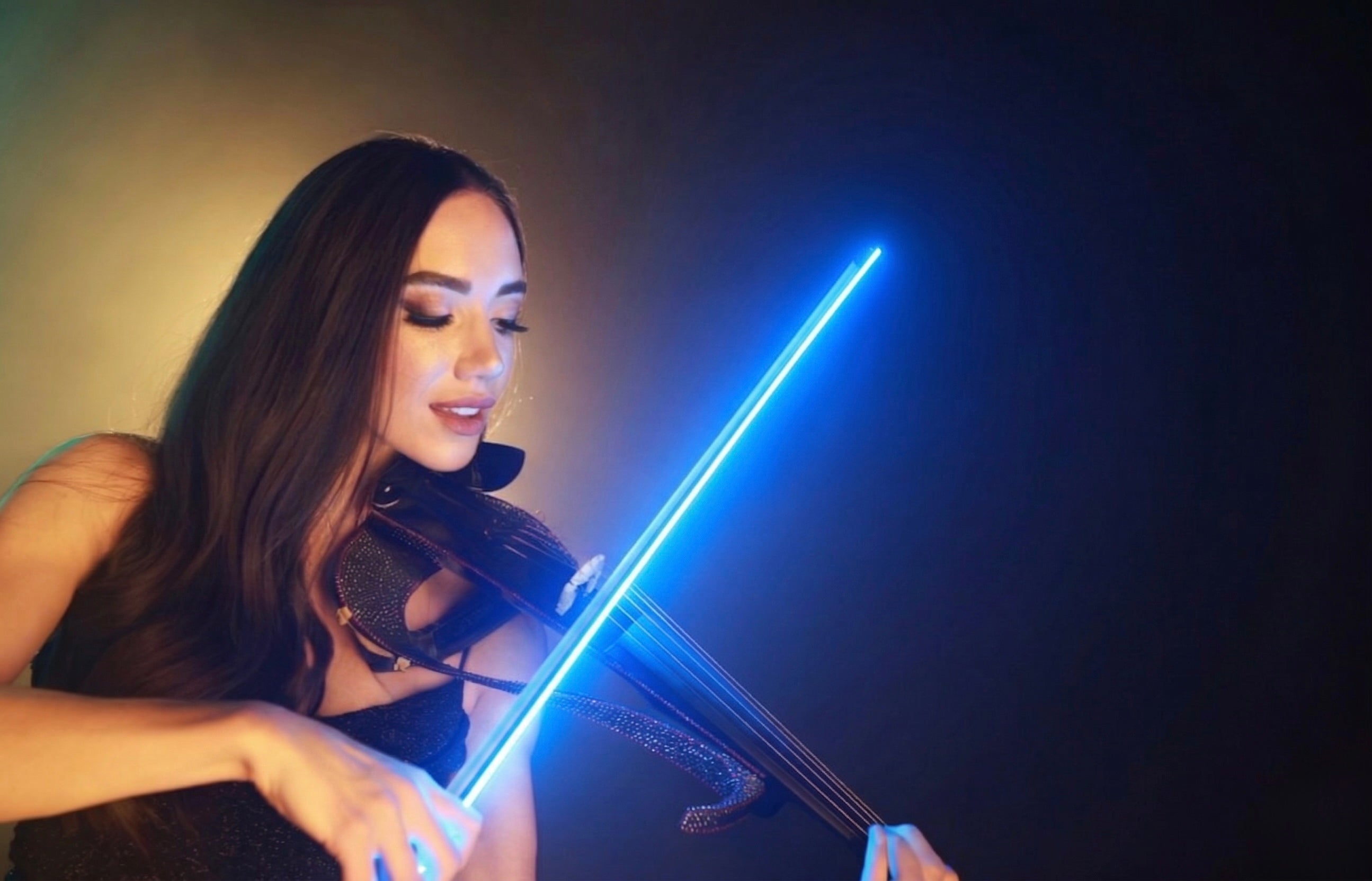 Sapphire Blue | Aura LED Violin Bow
