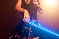 Blue LED Cello Bow (Preorder)