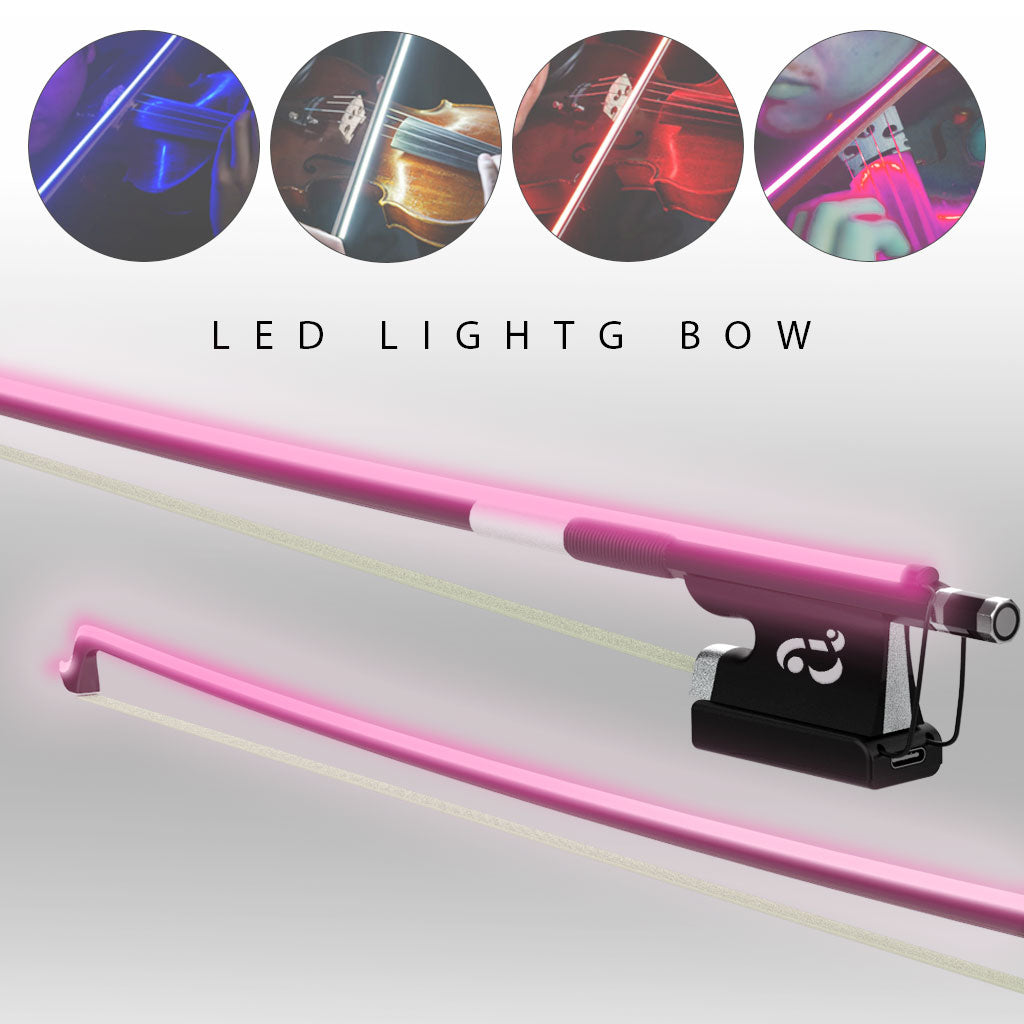 Pink LED Violin Bow (Preorder)