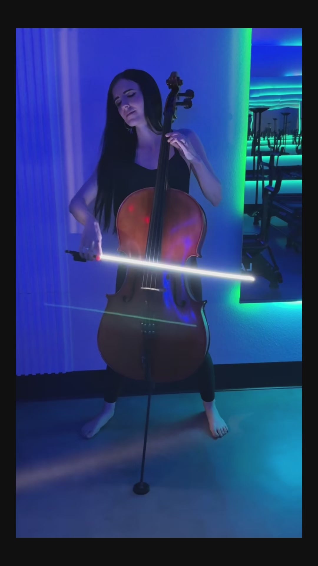 Aura Prism RGB Cello Bow [Special Preorder Pricing]