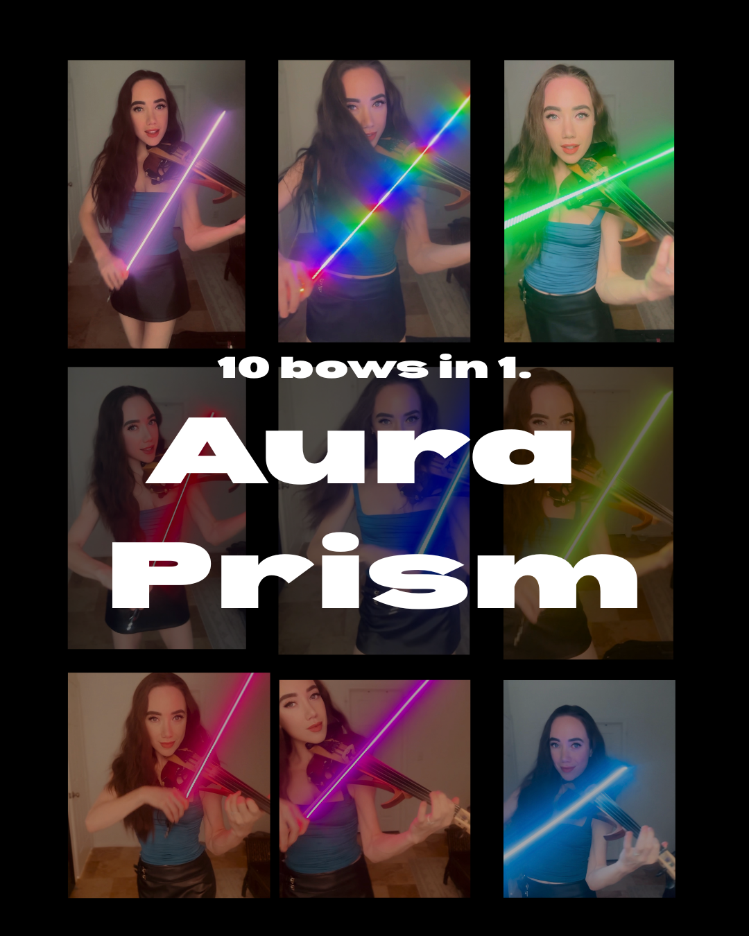 Aura Prism RGB Violin Bow [Special Preorder Pricing]