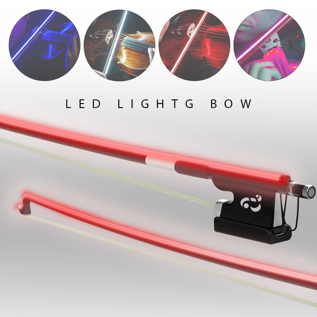 Red LED Violin Bow (Preorder)