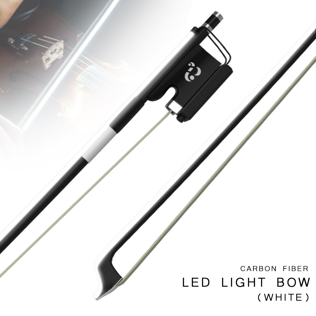 White LED Cello Bow